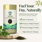 Vansam – Moringa Herbal Infusion | Herbal Infusion | Rich in Antioxidants | Boosts Immunity & Metabolism | 100gm Loose Leaf