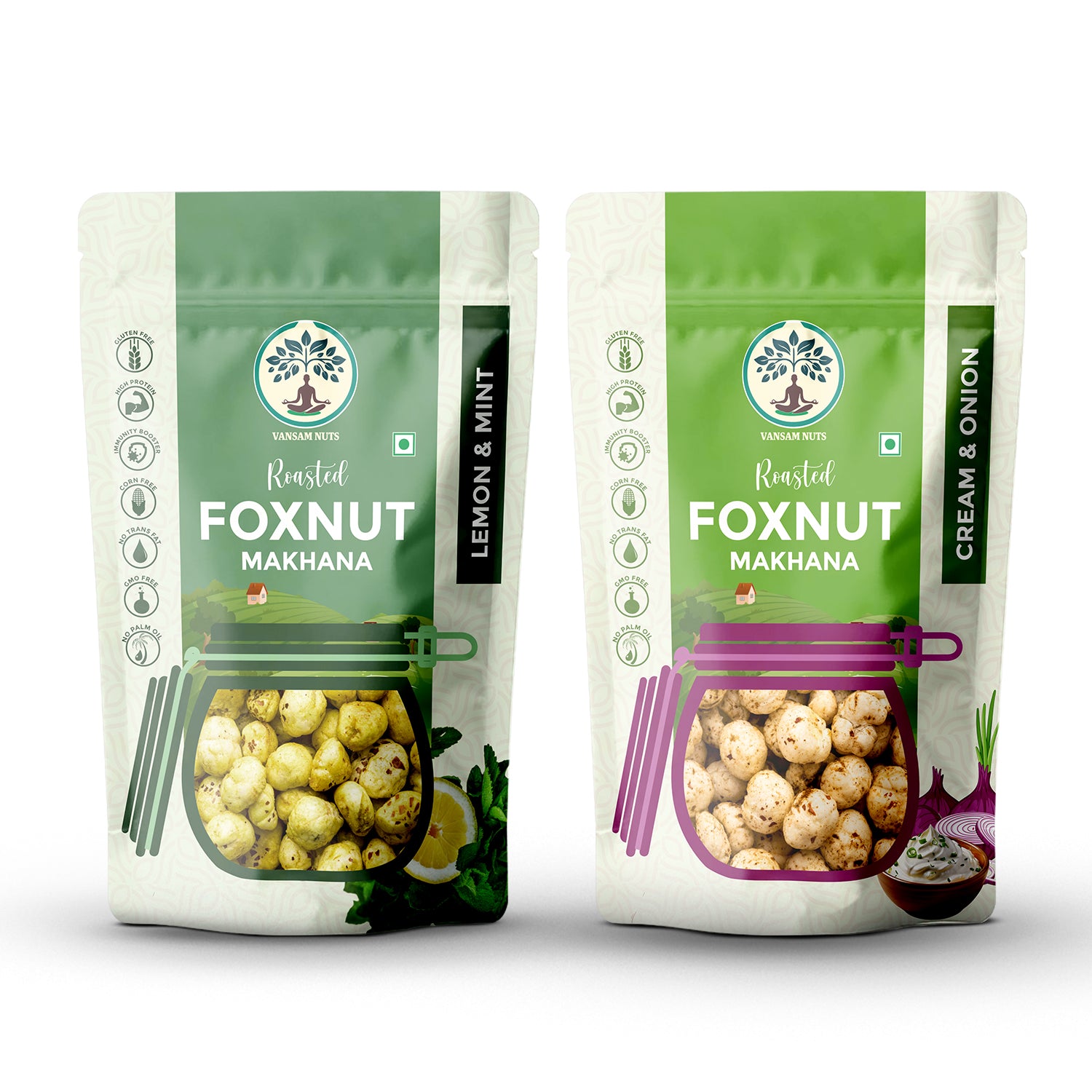 Cream & Onion + Lemon & MInt Roasted ( Combo )