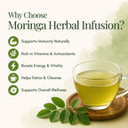Vansam – Moringa Herbal Infusion | Herbal Infusion | Rich in Antioxidants | Boosts Immunity & Metabolism | 100gm Loose Leaf
