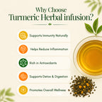 Vansam – Turmeric Herbal Infusion | Natural Anti-Inflammatory Herbal Blend | Supports Immunity, Digestion & Detox | 100% Pure Ingredients | 100gm Loose Leaf