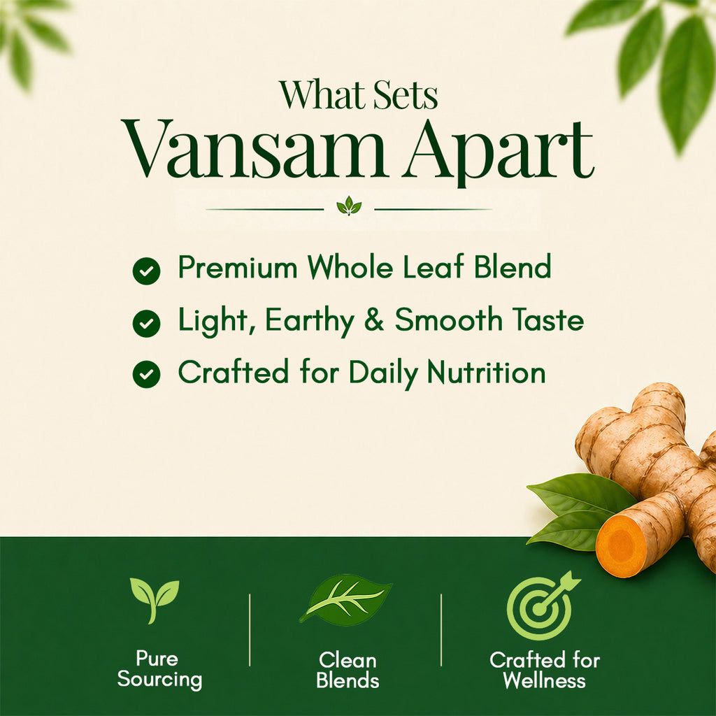 Vansam – Turmeric Herbal Infusion | Natural Anti-Inflammatory Herbal Blend | Supports Immunity, Digestion & Detox | 100% Pure Ingredients | 100gm Loose Leaf