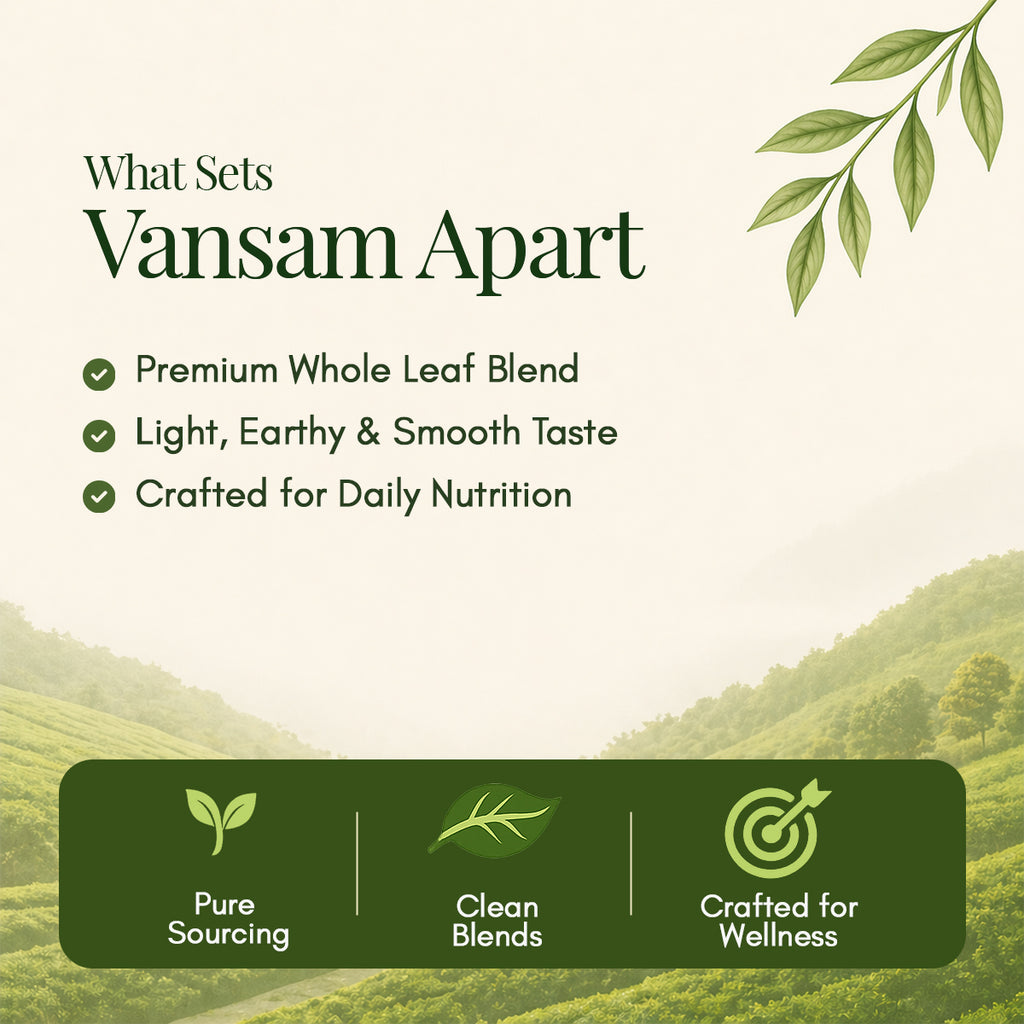 Vansam – Moringa Herbal Infusion | Herbal Infusion | Rich in Antioxidants | Boosts Immunity & Metabolism | 100gm Loose Leaf