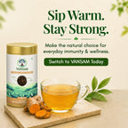 Vansam – Turmeric Herbal Infusion | Natural Anti-Inflammatory Herbal Blend | Supports Immunity, Digestion & Detox | 100% Pure Ingredients | 100gm Loose Leaf