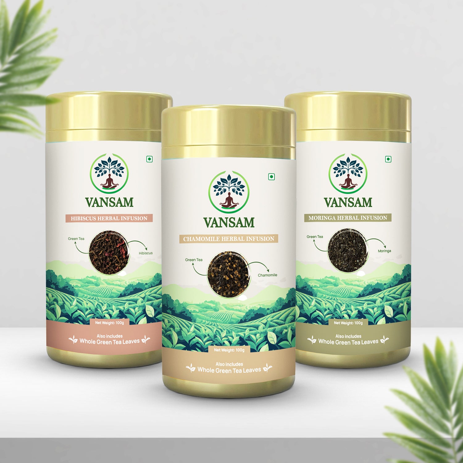Chamomile + Hibiscus + Moringa ( 15% Off )