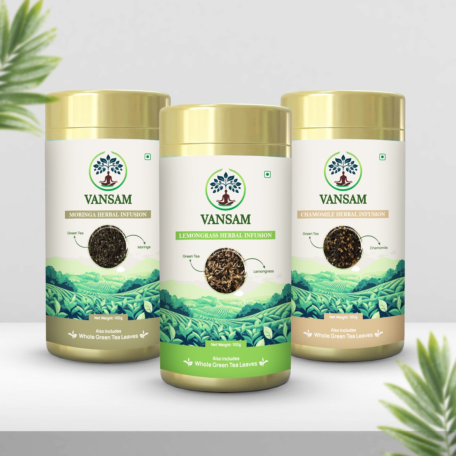 Moringa + Lemongrass + Chamomile ( 15% Off )